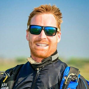 Photo of Ally Milne. Active Skydiving AFF instructor and wind tunnel coach.